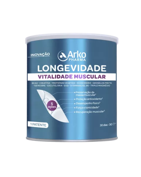 Arkopharma Longevidade Vitalidade Muscular Pó 285gr.