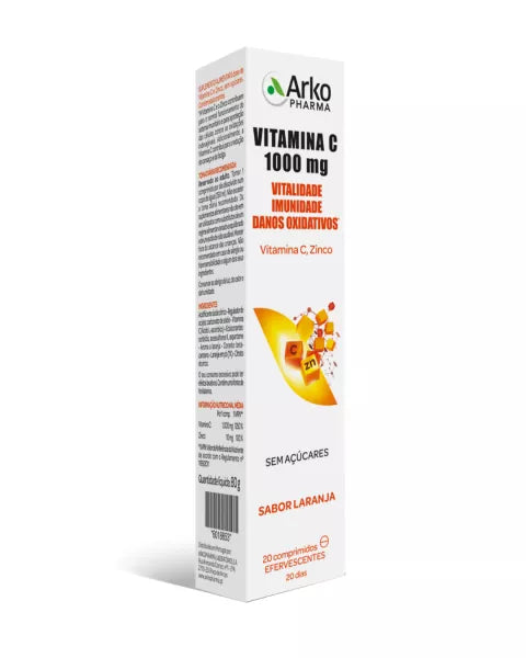 Arkopharma Vitamina C 1000mg + Zinco 20cp eferv.