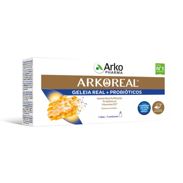 Arkopharma Arkoreal Geleia Real + Probióticos Adultos 7 Unidoses