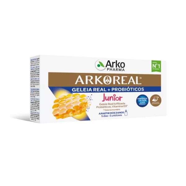 Arkopharma Arkoreal Geleia Real + Probióticos Junior 5 Unidoses