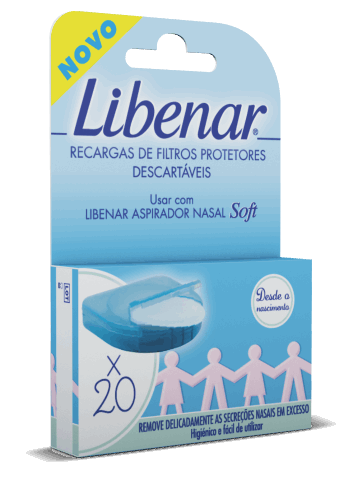 Libenar Baby Recargas Filtros Descartáveis Aspirador Nasal x20
