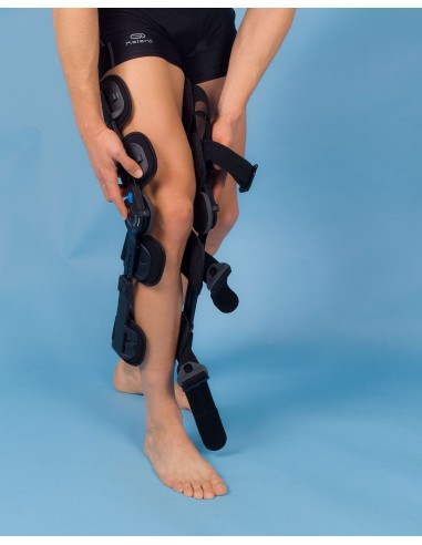 Rodillera posquirúrgica Prim E-SENSE con articulación policéntrica, talla única RS-3000