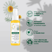 Klorane Camomila Spray Cuidado Aclarador c/Mel 125ml