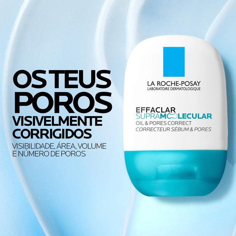 La Roche Posay Effaclar Supramolecular Corretor Sebo Poros Gel Pele Oleosa 40ml