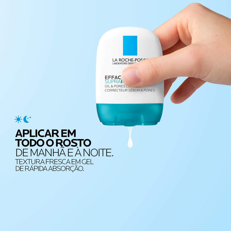La Roche Posay Effaclar Supramolecular Corretor Sebo Poros Gel Pele Oleosa 40ml