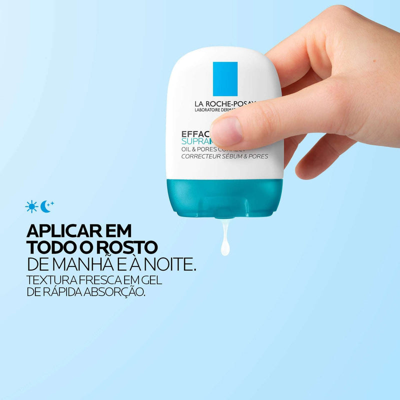 La Roche Posay Effaclar Supramolecular Corretor Sebo Poros Gel Pele Oleosa 40ml