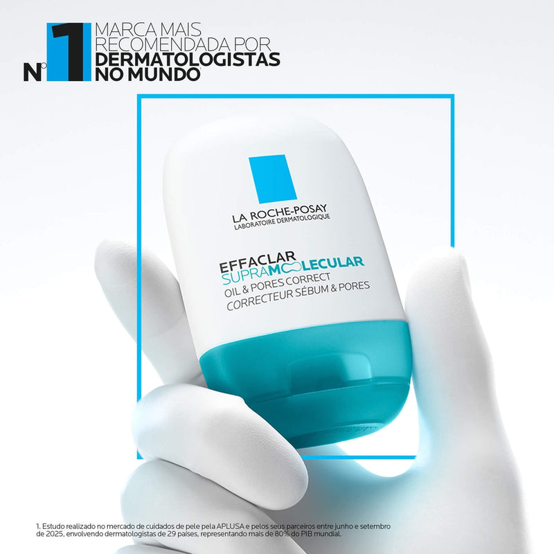 La Roche Posay Effaclar Supramolecular Corretor Sebo Poros Gel Pele Oleosa 40ml