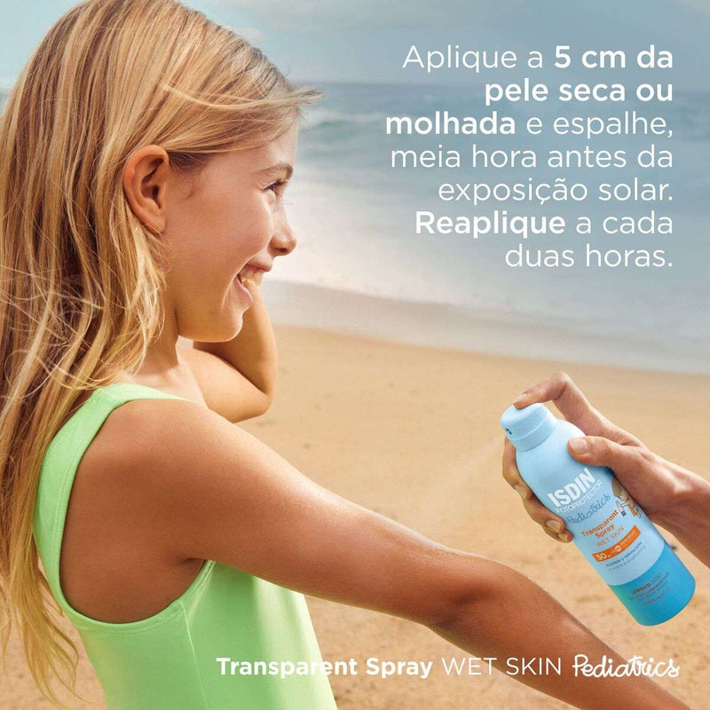 Isdin Fotoprotector Pediatrics Spray Wet Skin Transparente SPF50+ 250 ml