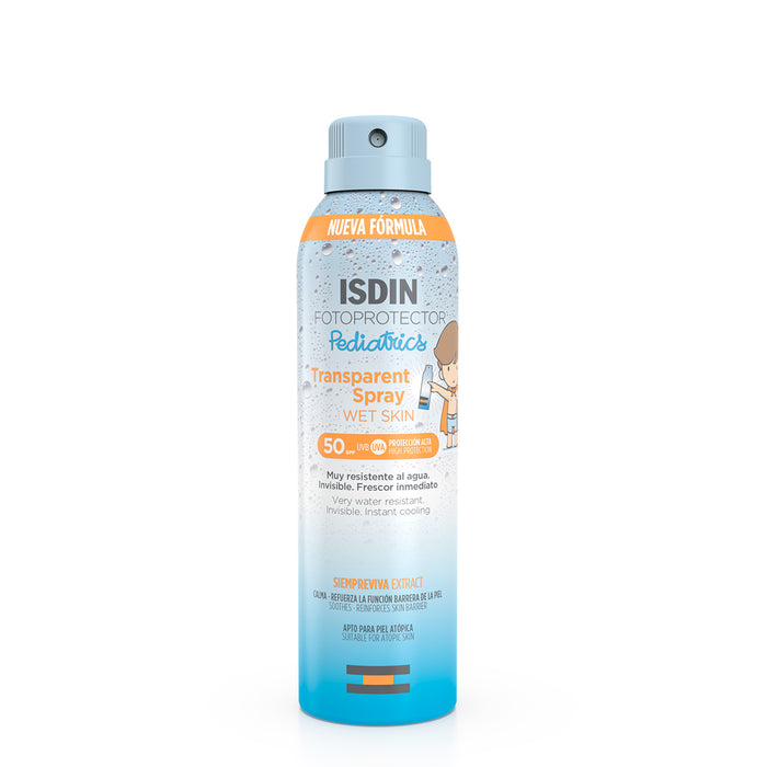 Isdin Fotoprotector Pediatrics Spray Wet Skin Transparente SPF50+ 250 ml