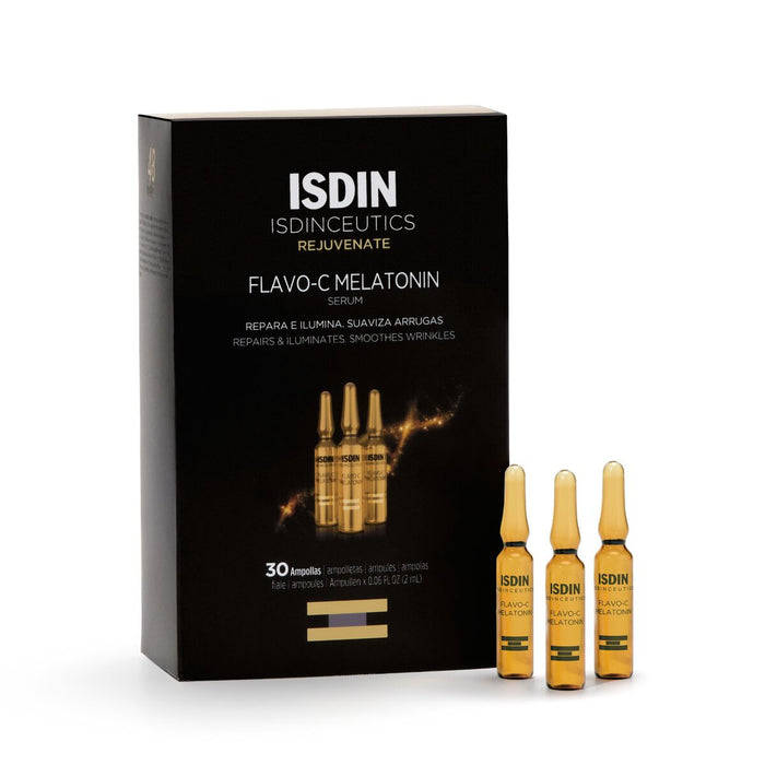 Isdin Isdinceutics Flavo-C Melatonin Sérum Reparador Noite Ampolas