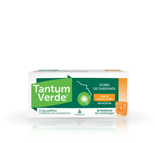 Tantum Verde S/Açúcar 3mg 20 Pastilhas