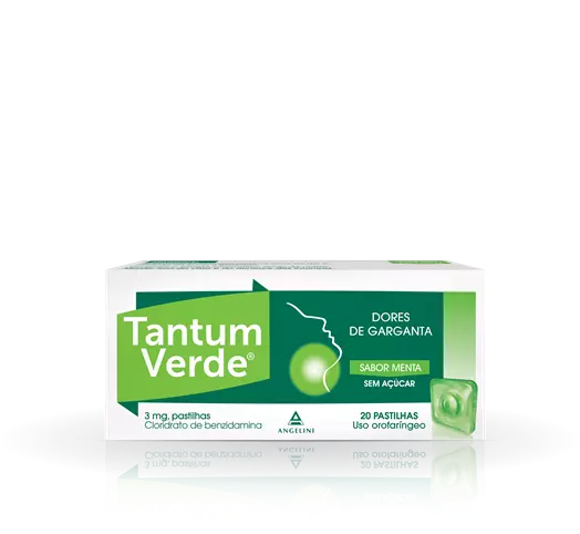 Tantum Verde S/Açúcar 3mg 20 Pastilhas