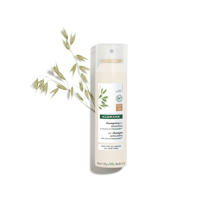 Klorane Organic Oatmeal and Ceramide Dry Shampoo with Color 