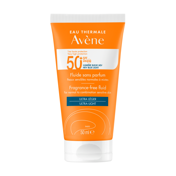 Avène Solar Fluído s/Perfume SPF50+ 50 ml