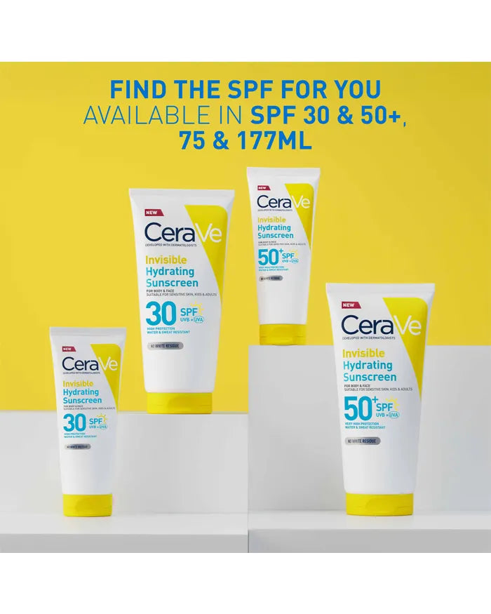 CeraVe Protetor Solar Invisível Hidratante Rosto & Corpo FPS50+