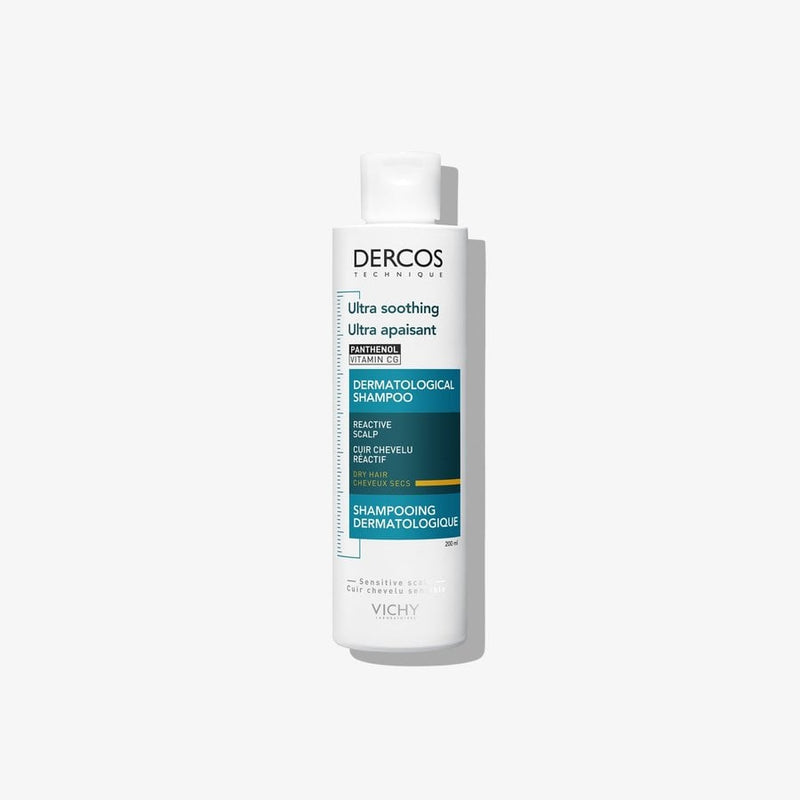 Vichy Dercos Ultra Apaziguante Champô Couro Cabeludo Reactivo Cabelo Seco 200ml