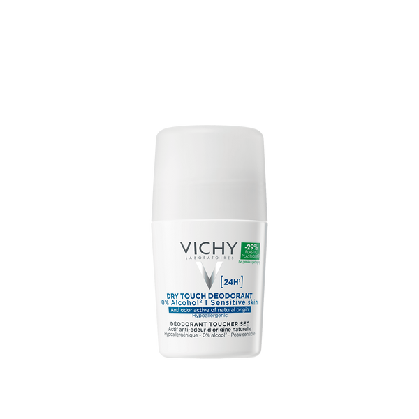 Vichy Desodorizante Roll-On Toque Seco Pele Sensível 24H 50ml
