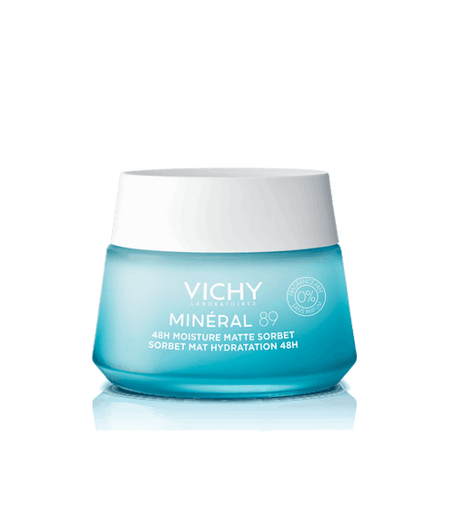 Vichy Minéral 89 Gel Sorbet Mate Hidratação 48h 50ml