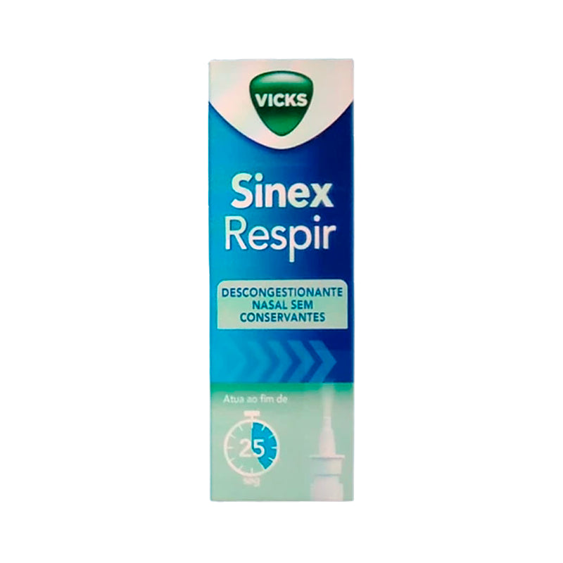 Vicks Sinex Respir Spray Nasal 0,5mg/ml Frasco 10ml