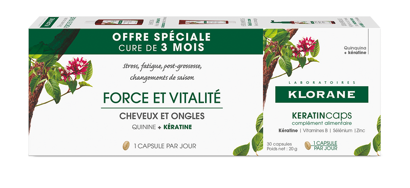 Klorane KeratinCaps Cápsulas Antiqueda