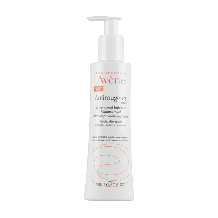 Avène Antirougeurs Leite de Limpeza Calmante 200ml