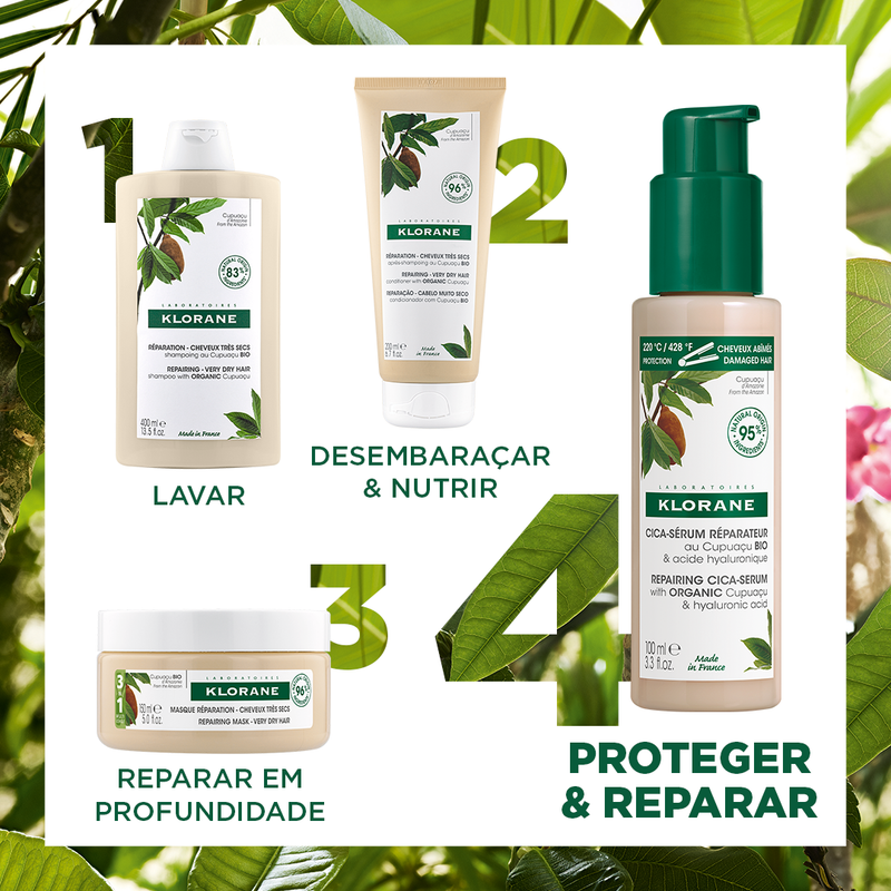 Klorane Cupuaçu BIO CICA-Sérum Reparador 100ml