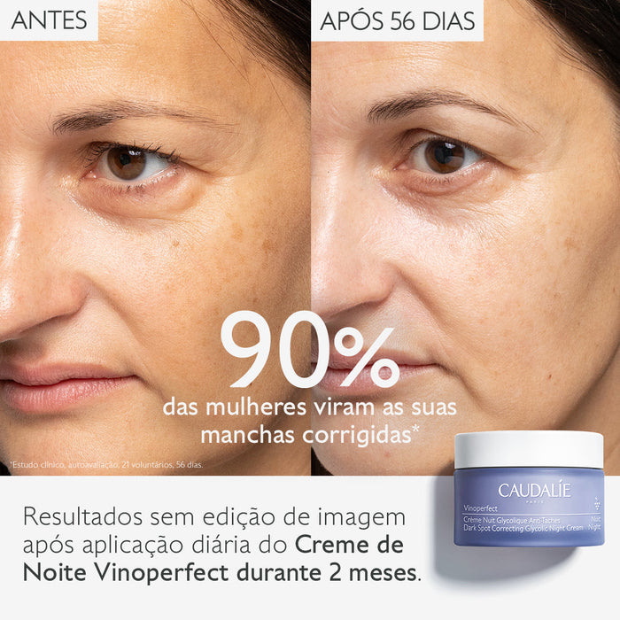 Caudalie Vinoperfect Creme de Noite Glicólico Antimanchas 50ml