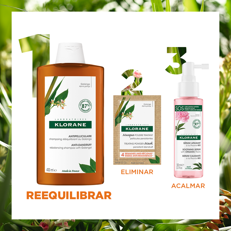 Klorane Galanga Champô Reequilibrante Cabelo com Caspa
