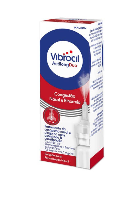 Vibrocil Actilong Mentol Spray Descongestionante Nasal 10 ml