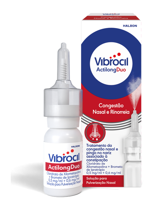 Vibrocil Actilong Mentol Spray Descongestionante Nasal 10 ml
