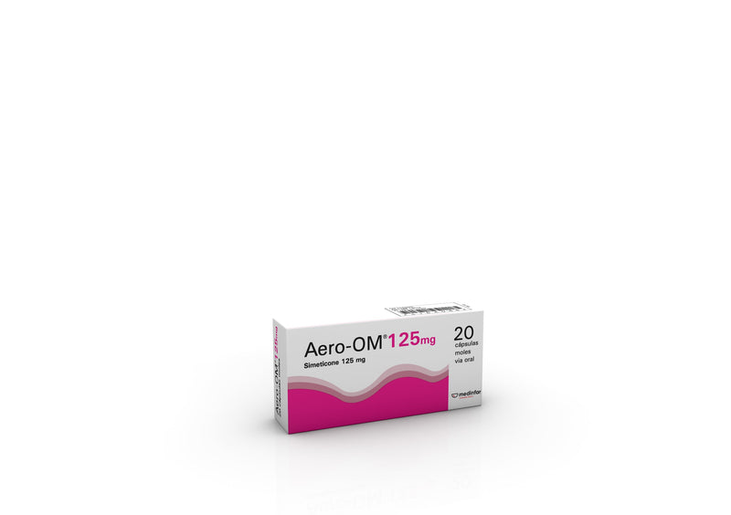 Aero-OM  125mg Capsulas moles
