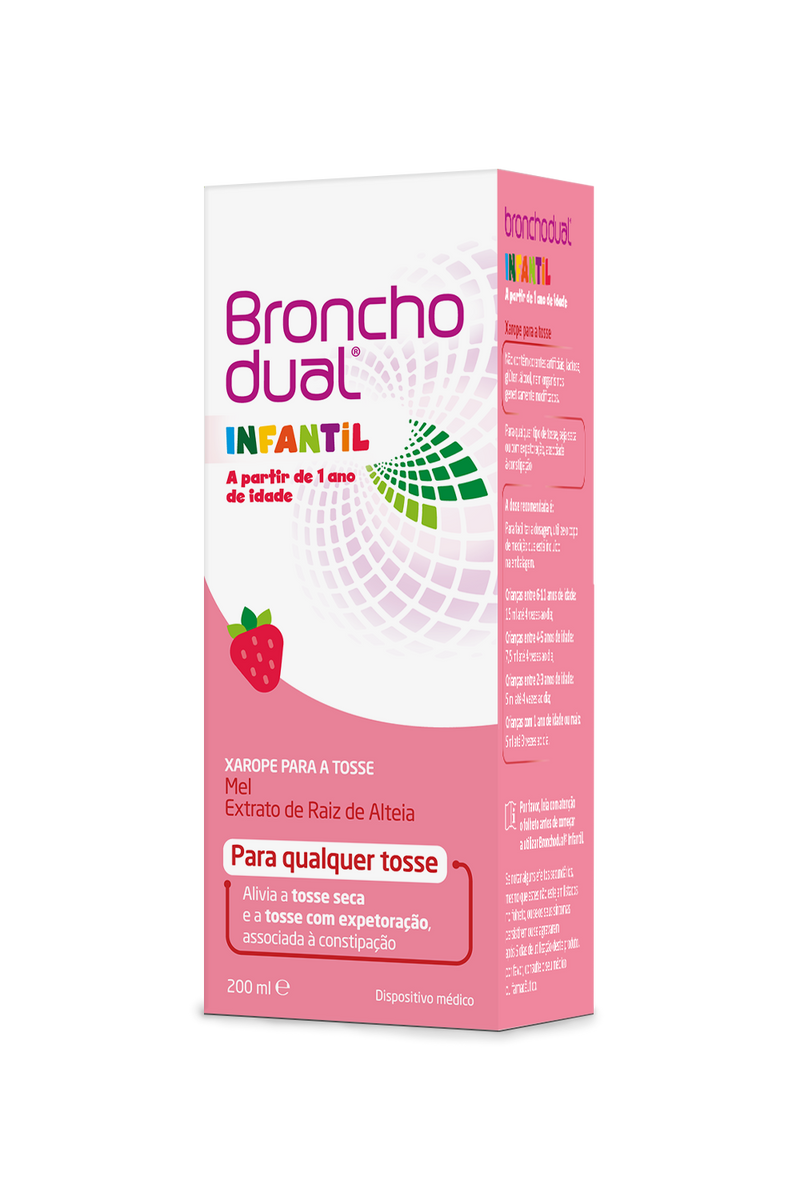 Jarabe para la tos infantil Bronchodual 200 ml