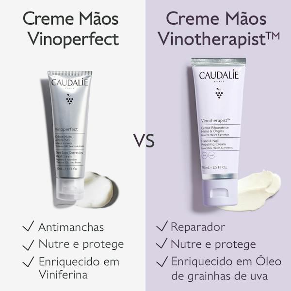 Caudalie Vinothérapist Creme Reparador Mãos e Unhas 75ml