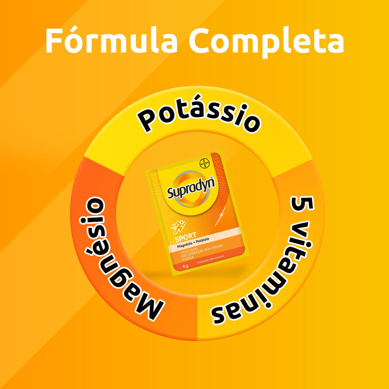 Supradyn Sport Magnésio + Potássio 24 saquetas