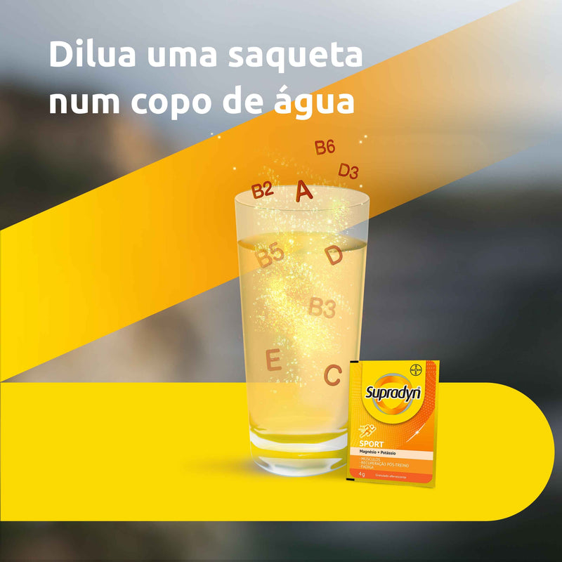 Supradyn Sport Magnésio + Potássio 24 saquetas