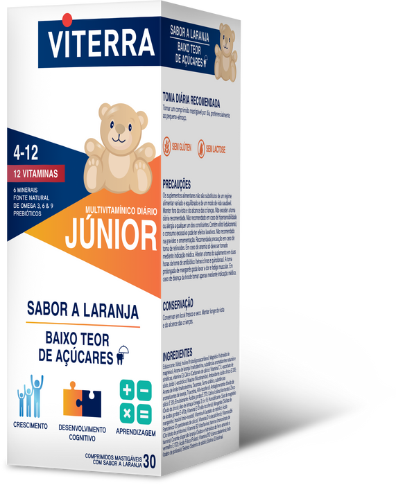 Viterra Junior 30 Comprimidos Mastigaveis