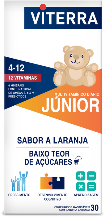 Viterra Junior 30 Comprimidos Mastigaveis
