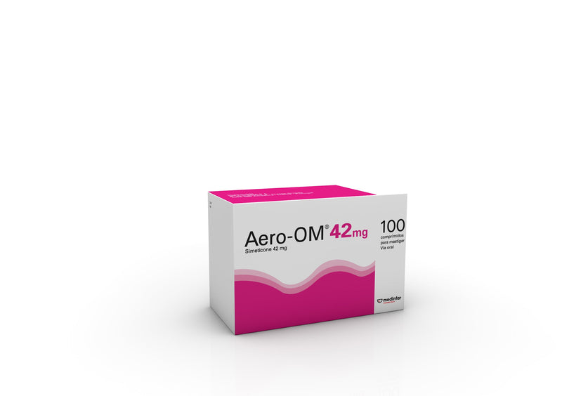 Comprimidos masticables Aero-OM de 42 mg