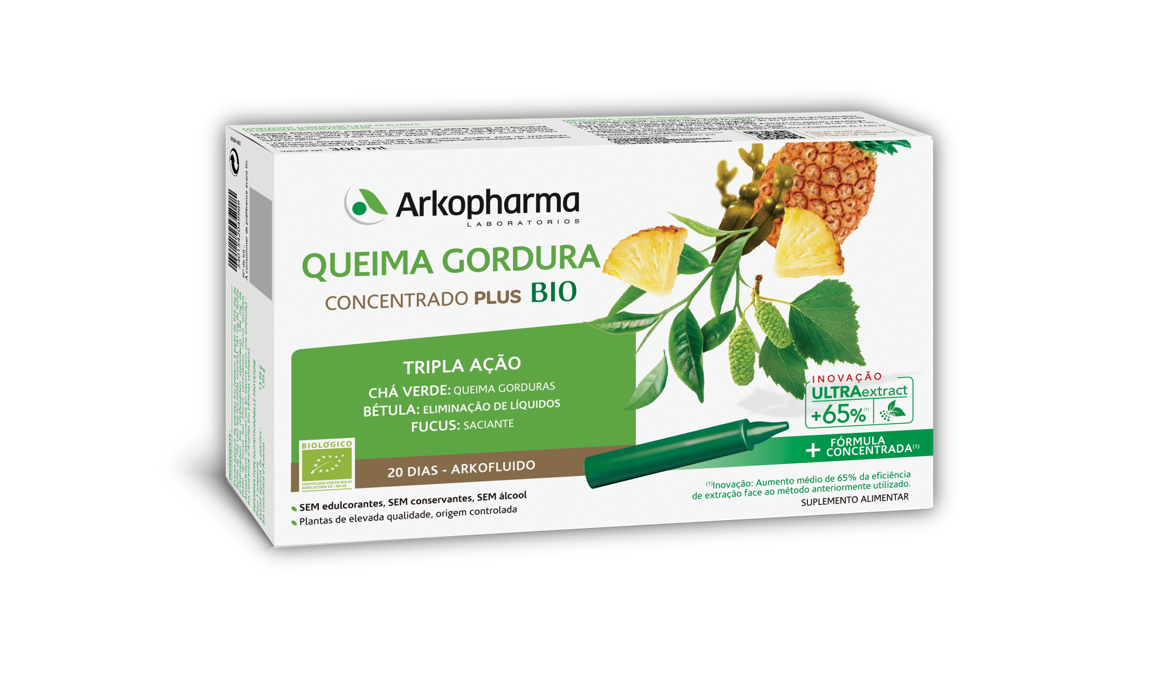 Arkopharma Arkofluido  Queima Gordura BIO 20 Ampolas