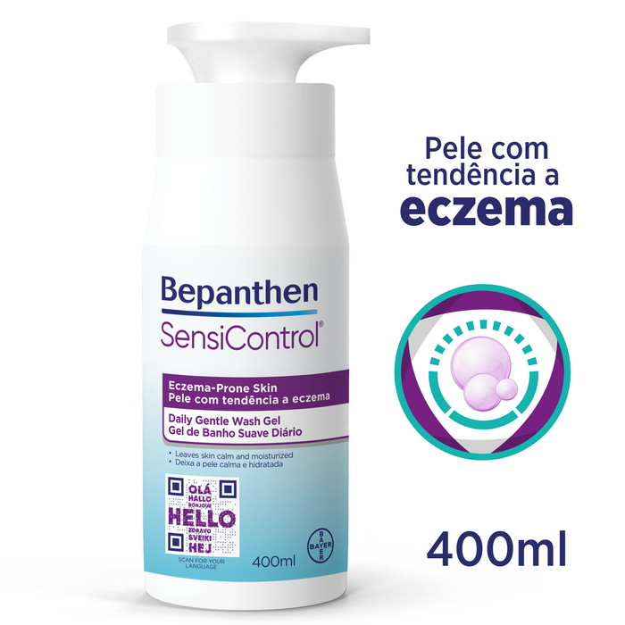 Bepanthen SensiControl® Gel de Banho Suave Diário 400 ml