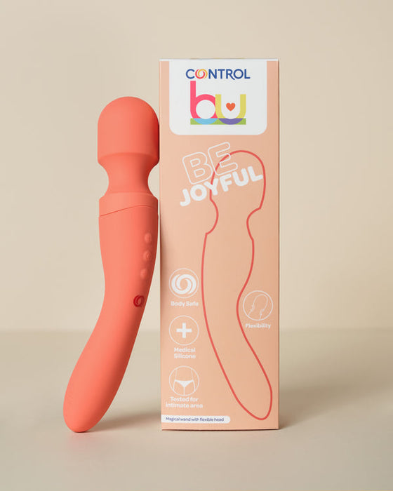 Control Be Joyful Varinha Vibratória c/ Cabeça Flexível
