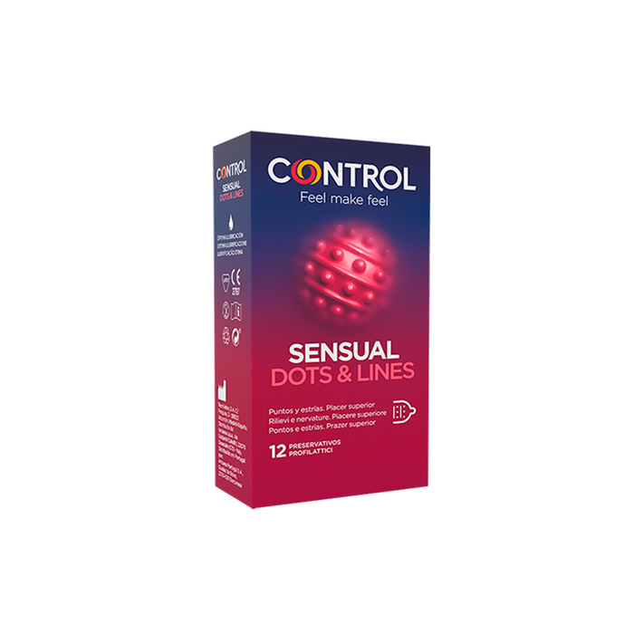 Control Sensual Dots & Lines Preservativos 12 un