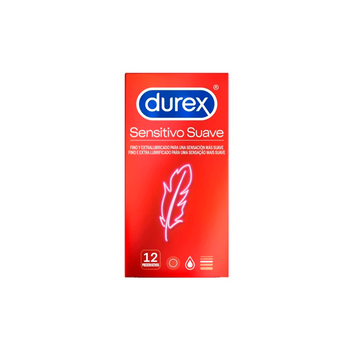 Durex Sensitivo Suave Preservativos 12 un