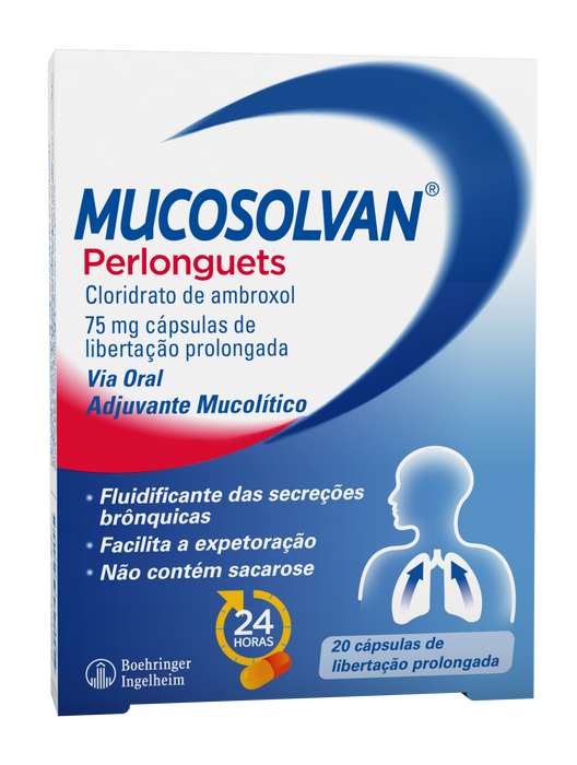 Mucosolvan Perlonguets 75mg 20 cáps.