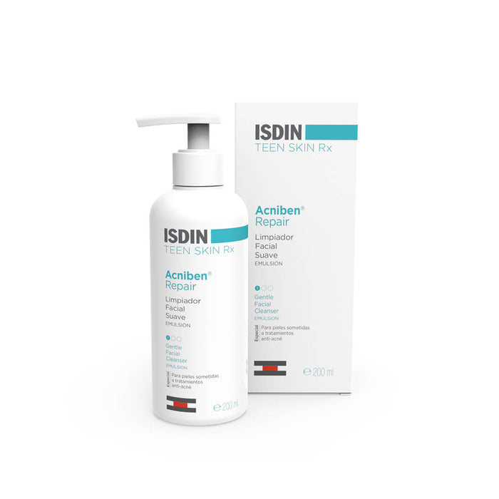 Isdin Teen Skin Rx Acniben Repair Emulsão de Limpeza Suave 180 ml