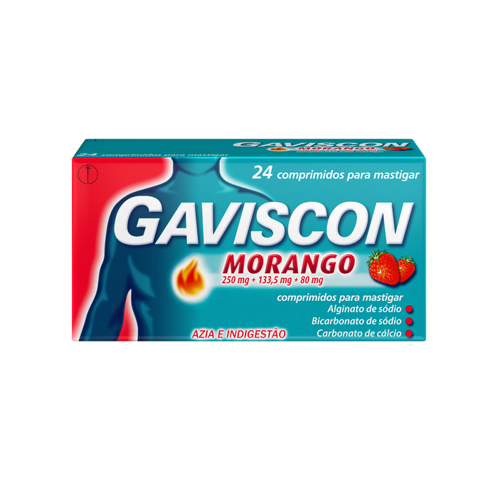 Gaviscon Morango 24 Comp.