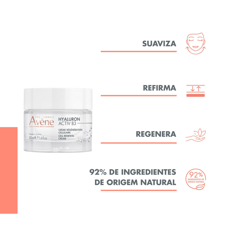 Avène Hyaluron Activ B3 Creme Regenerador Celular 50ml