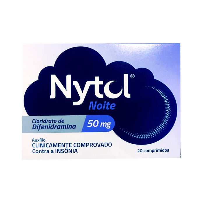 Nytol Noite 50 mg 20 Comprimidos