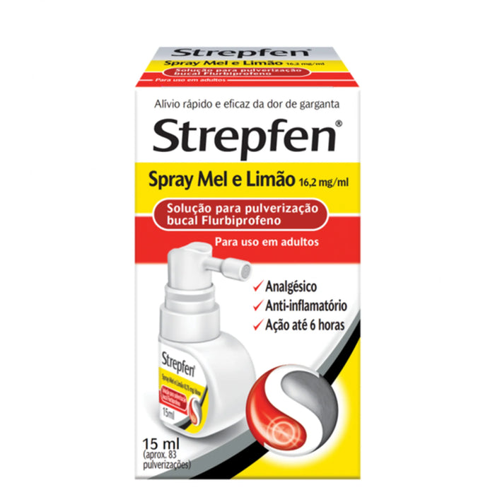 Strepfen Spray Mel e Limão 15ml